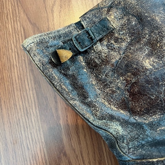 Frye Boots Distressed Leather Veronica Women’s Size 7 - Picture 4 of 16